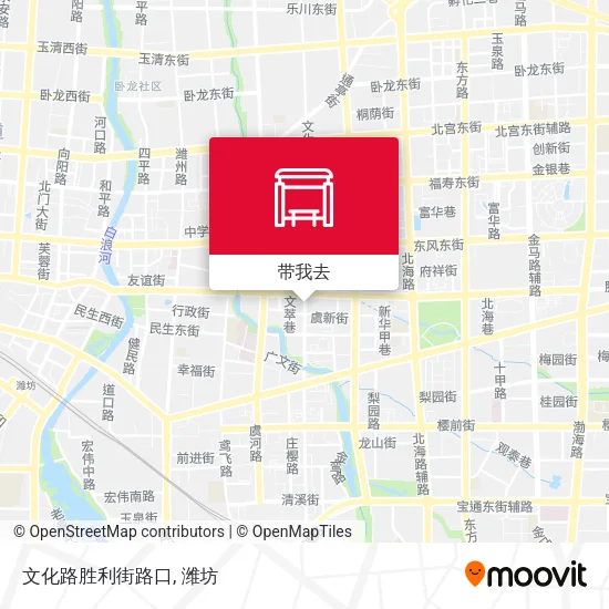 文化路胜利街路口地图