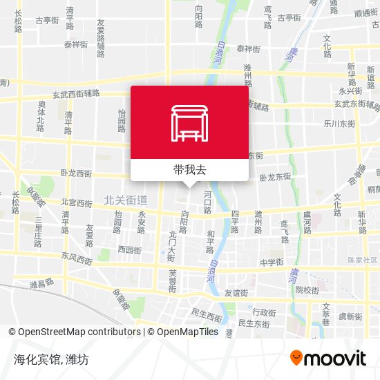海化宾馆地图