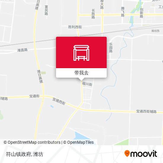 符山镇政府地图