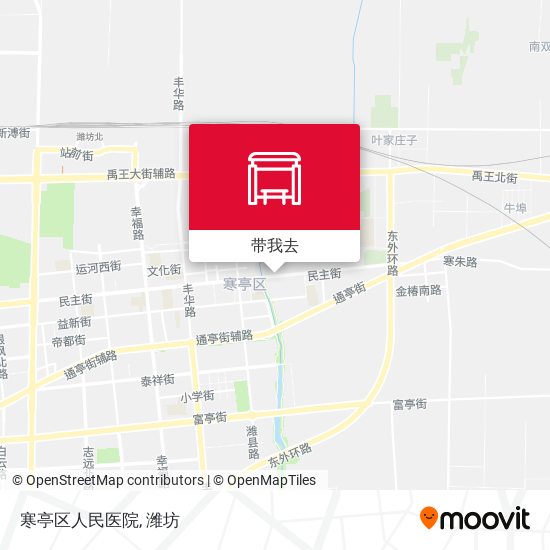 寒亭区人民医院地图