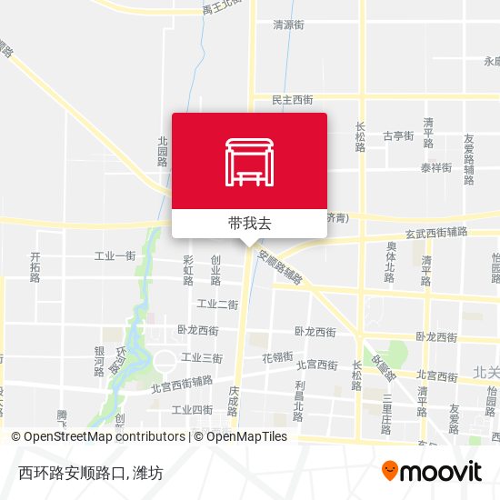西环路安顺路口地图