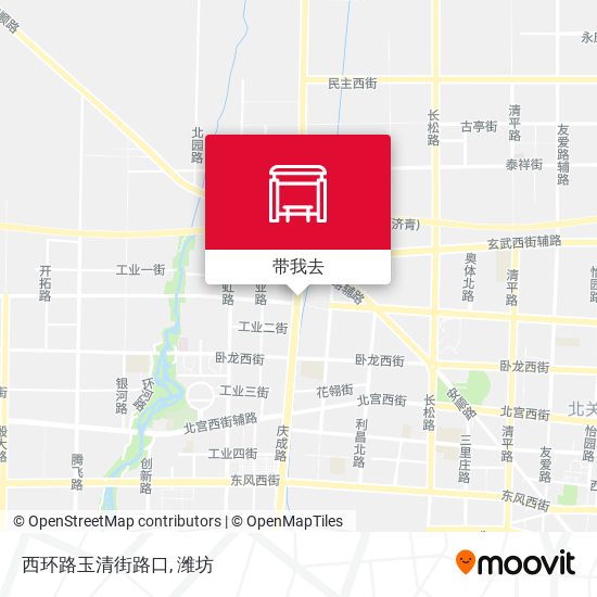 西环路玉清街路口地图