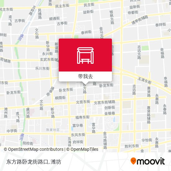 东方路卧龙街路口地图