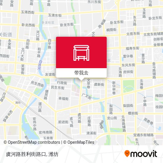 虞河路胜利街路口地图