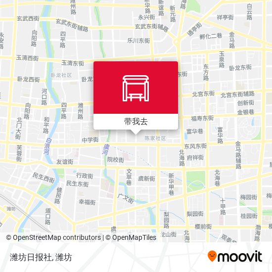 潍坊日报社地图