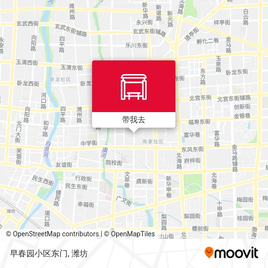 早春园小区东门地图