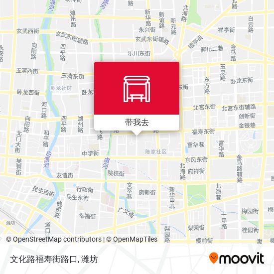 文化路福寿街路口地图