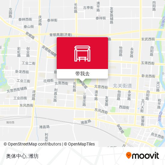 奥体中心地图
