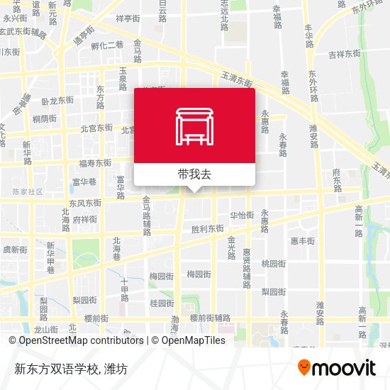 新东方双语学校地图