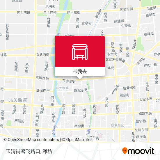 玉清街鸢飞路口地图
