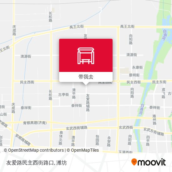 友爱路民主西街路口地图