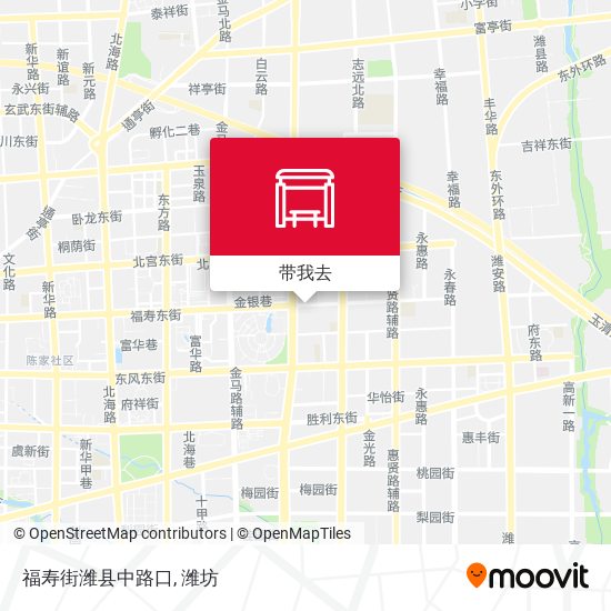 福寿街潍县中路口地图