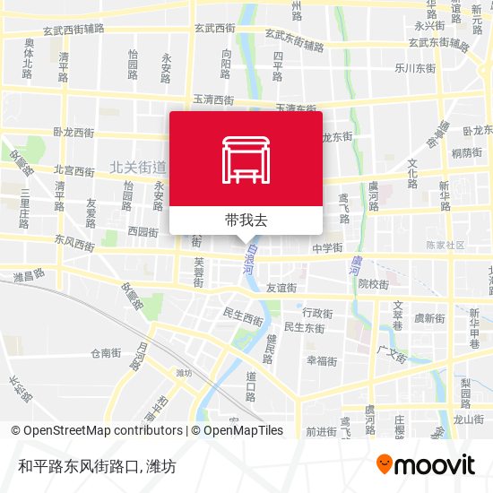 和平路东风街路口地图