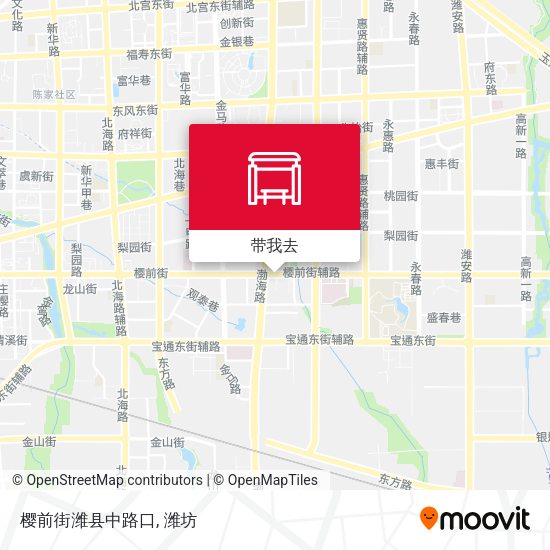 樱前街潍县中路口地图