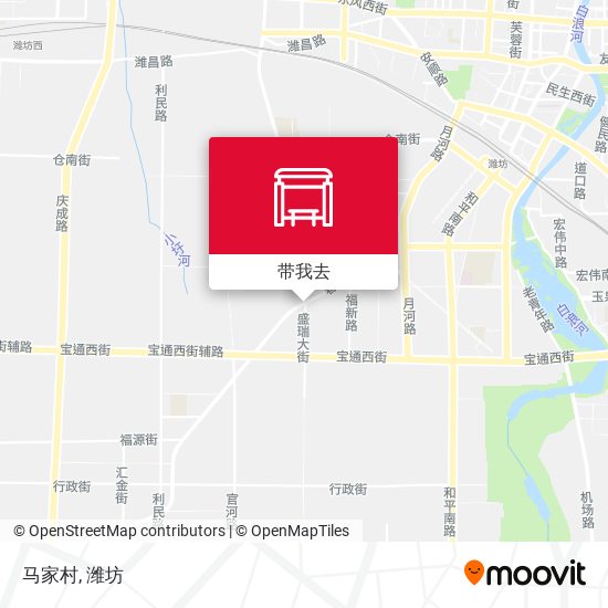 马家村地图