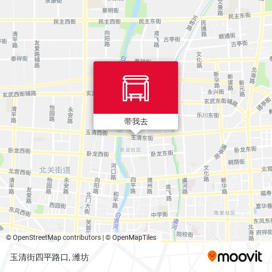 玉清街四平路口地图