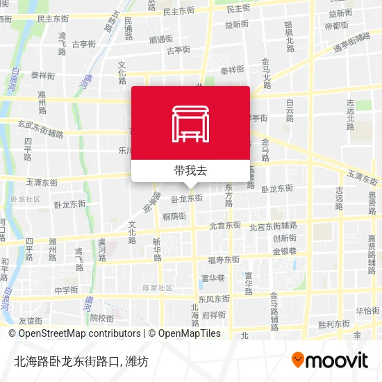 北海路卧龙东街路口地图