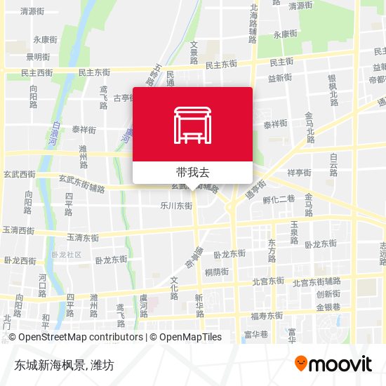 东城新海枫景地图