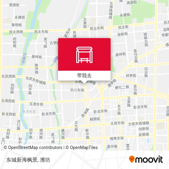 东城新海枫景地图