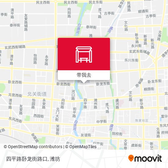 四平路卧龙街路口地图