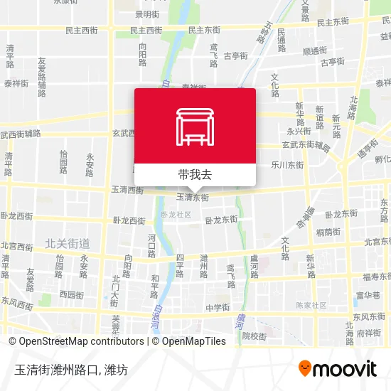玉清街潍州路口地图