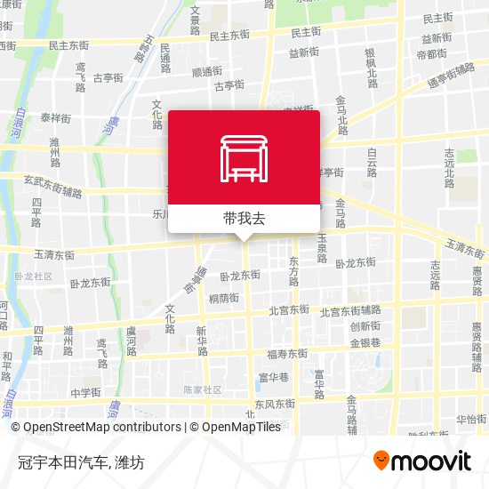 冠宇本田汽车地图
