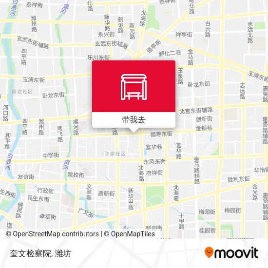 奎文检察院地图
