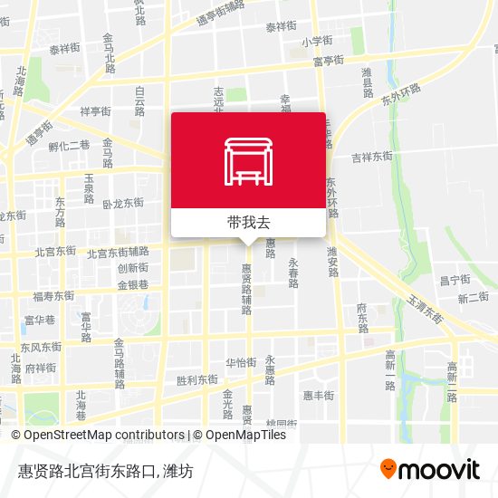 惠贤路北宫街东路口地图