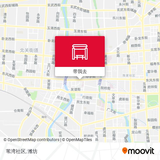 苇湾社区地图