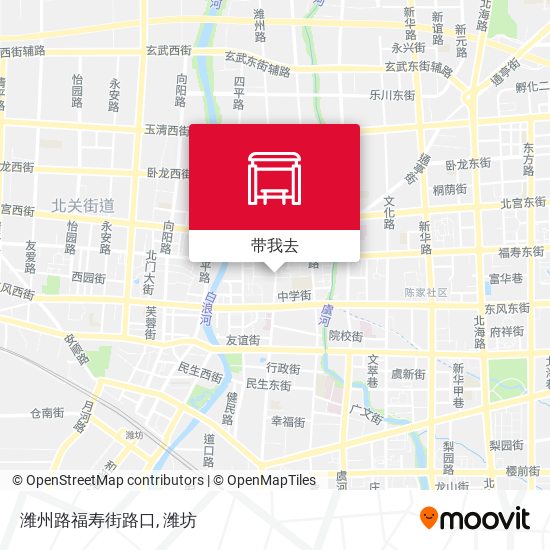 潍州路福寿街路口地图