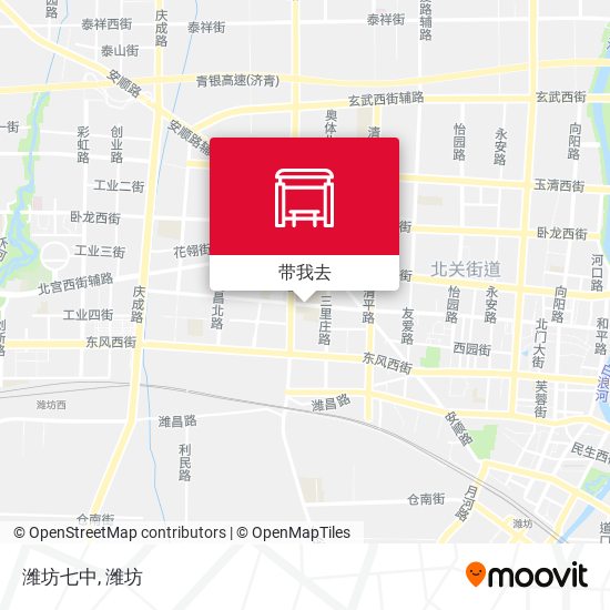 潍坊七中地图