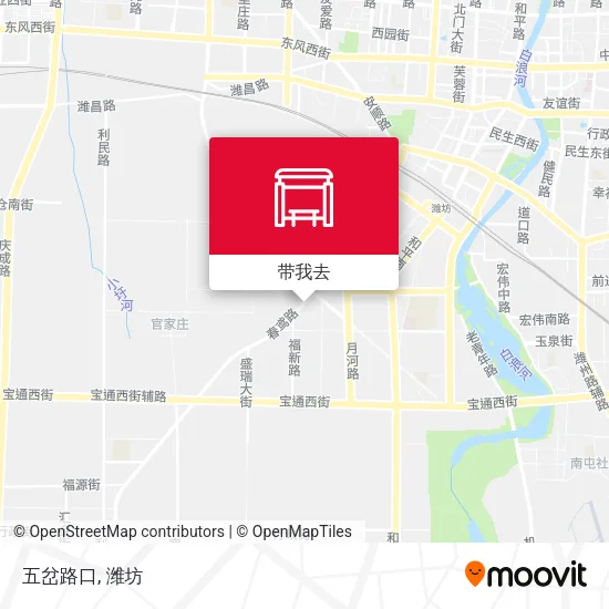 五岔路口地图