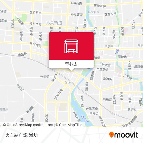 火车站广场地图