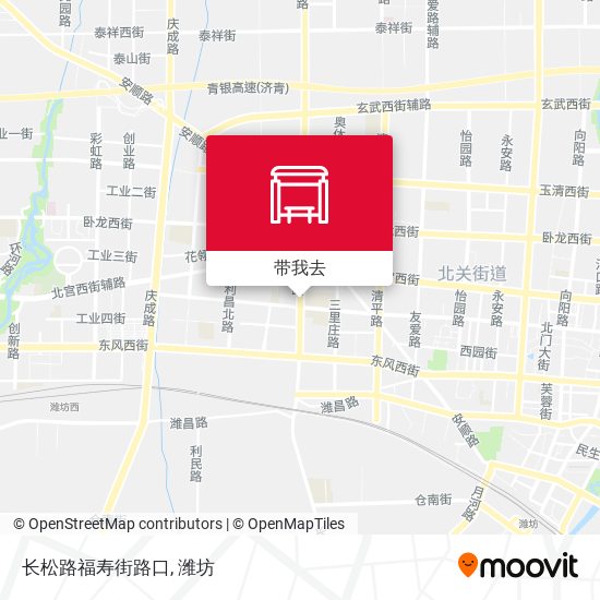 长松路福寿街路口地图