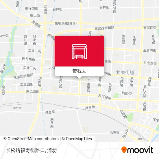长松路福寿街路口地图