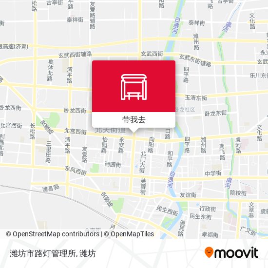 潍坊市路灯管理所地图