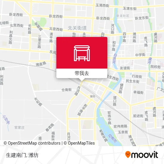 生建南门地图