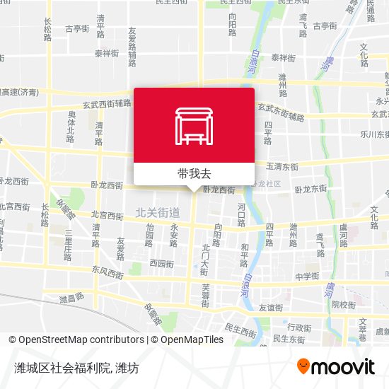 潍城区社会福利院地图