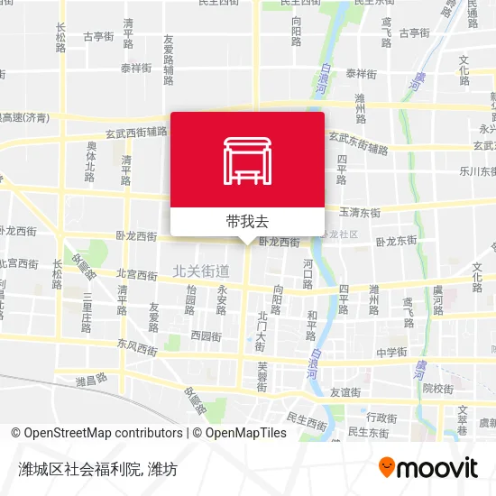 潍城区社会福利院地图