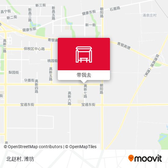 北赵村地图