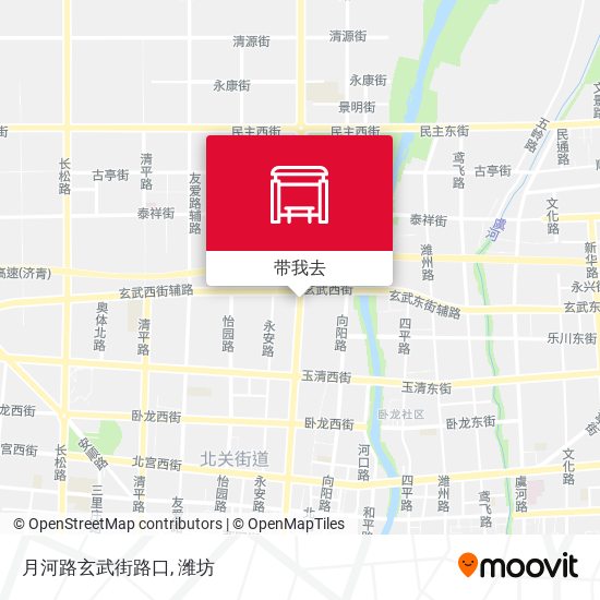 月河路玄武街路口地图