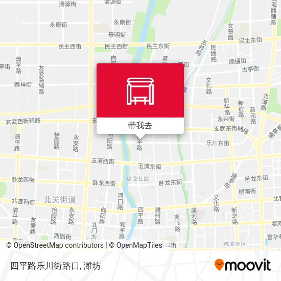 四平路乐川街路口地图