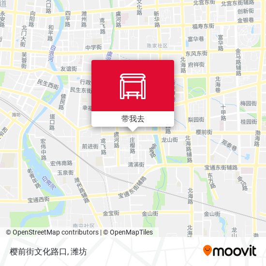 樱前街文化路口地图