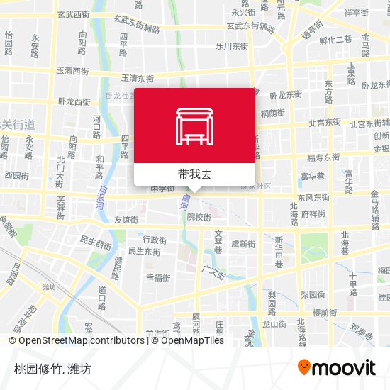 桃园修竹地图
