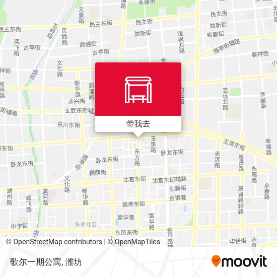 歌尔一期公寓地图