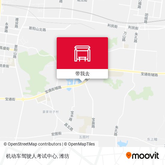 机动车驾驶人考试中心地图