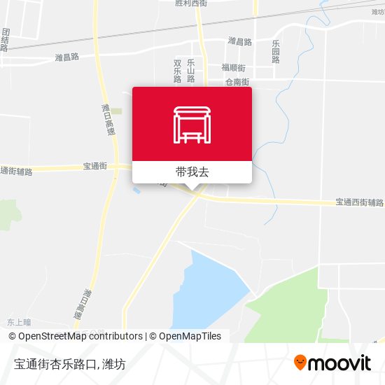 宝通街杏乐路口地图