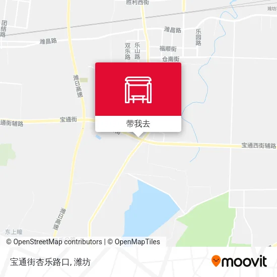 宝通街杏乐路口地图