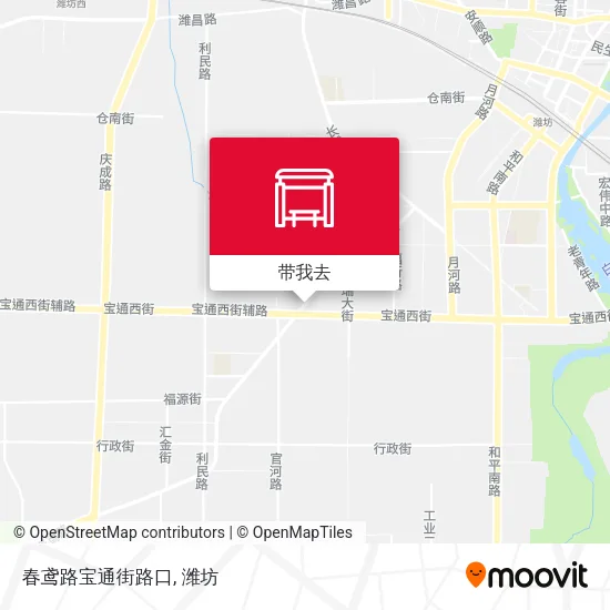 春鸢路宝通街路口地图