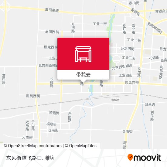 东风街腾飞路口地图
